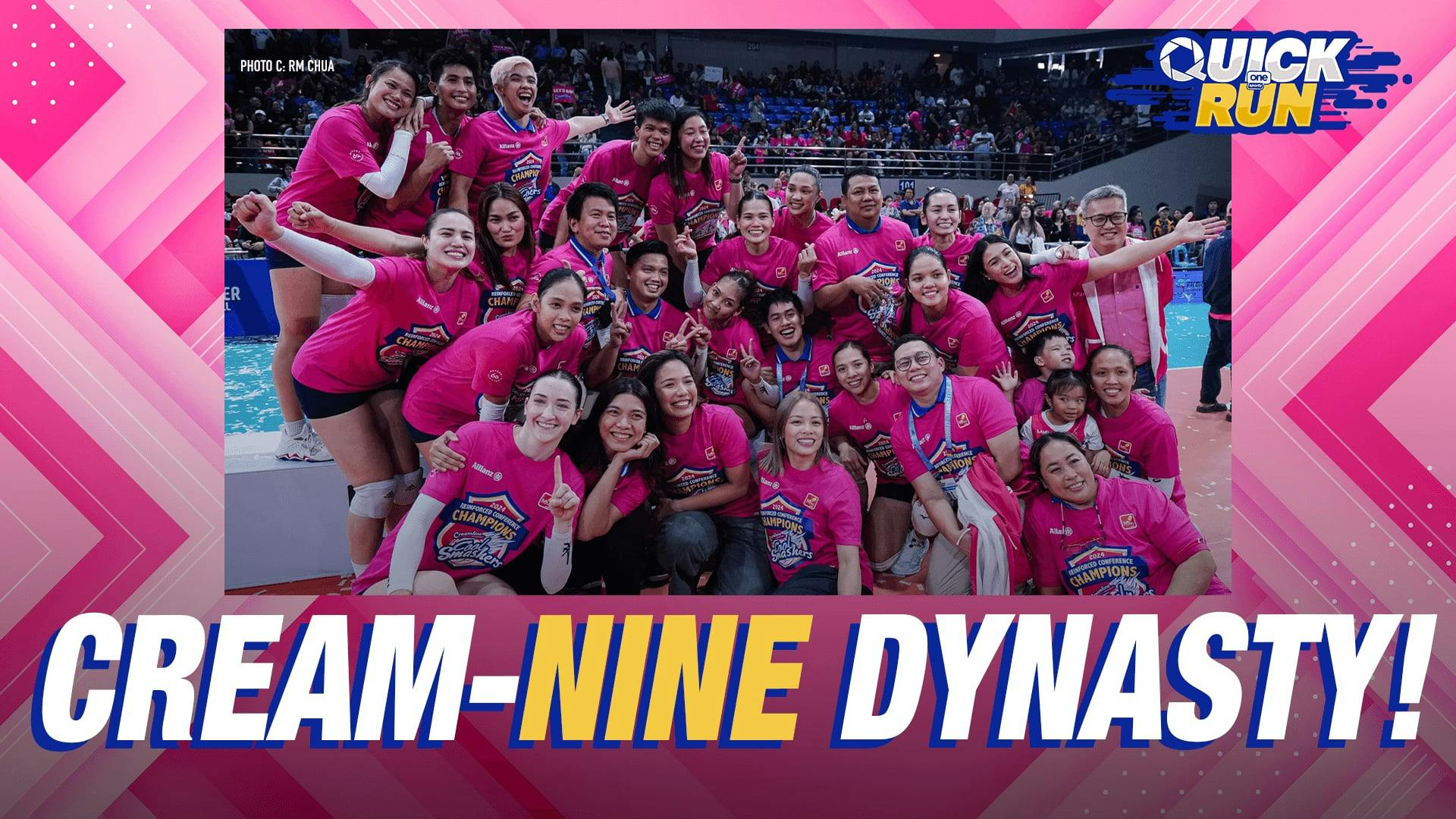 Creamline Cool Smashers make historic grand slam in PVL | OS Quick Run